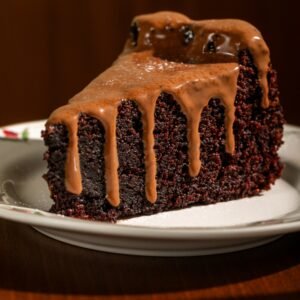 Dark chocolate cake