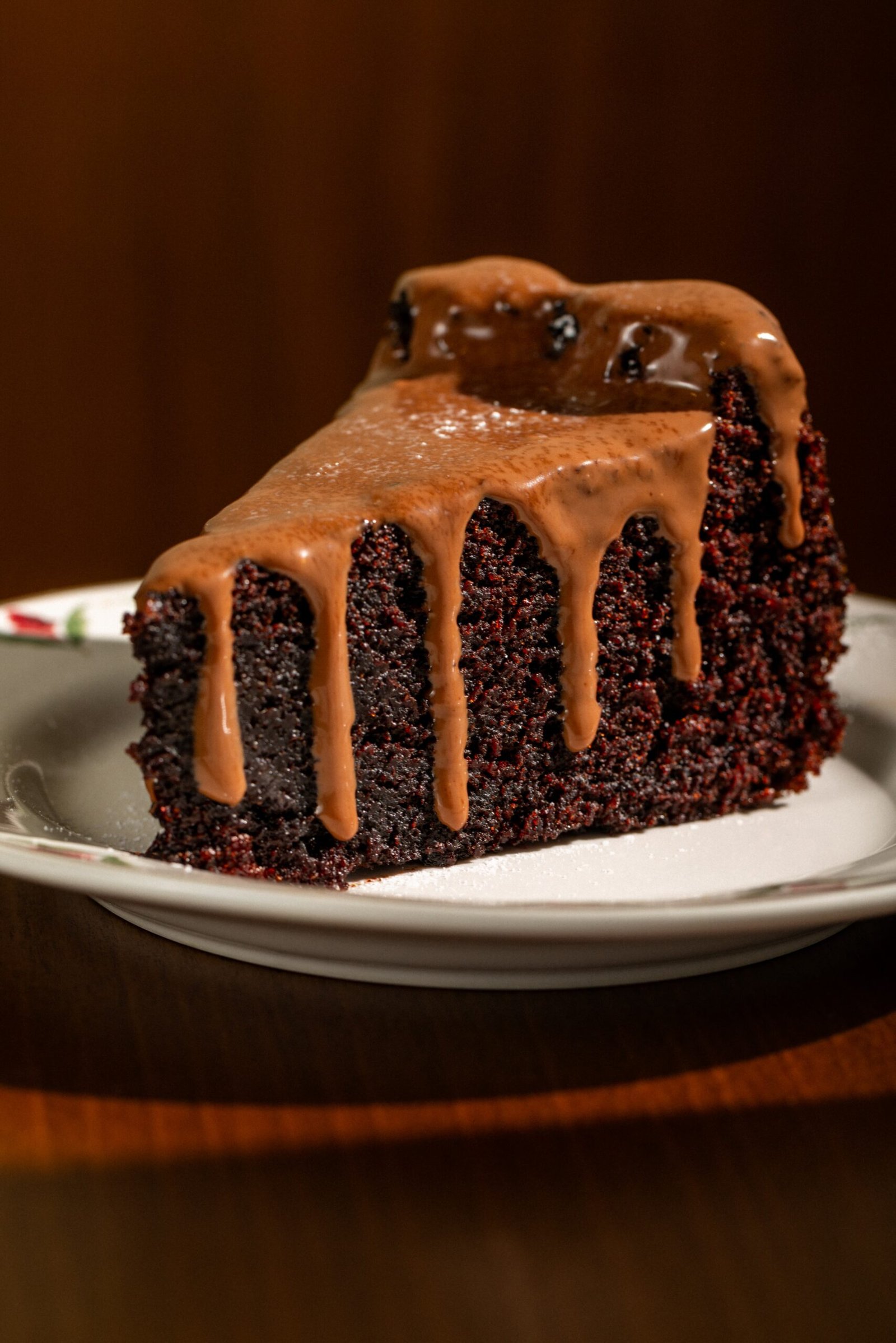 Dark chocolate cake